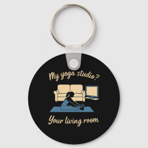 Home Yoga Activewear My Yoga Studio Your Living Ro Key Ring