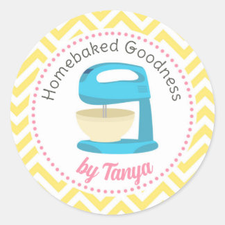 Homebaked Personalised Stickers - Standing Mixer
