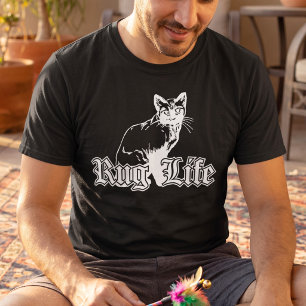 Homebody Cosy Feline Pun Humour T-Shirt