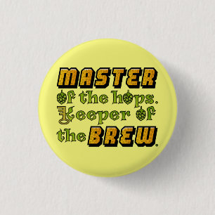 Homebrew Beer Brewer 3 Cm Round Badge