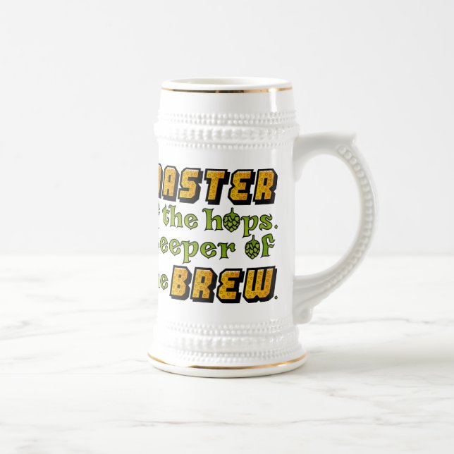 Homebrew Beer Brewer Beer Stein (Right)