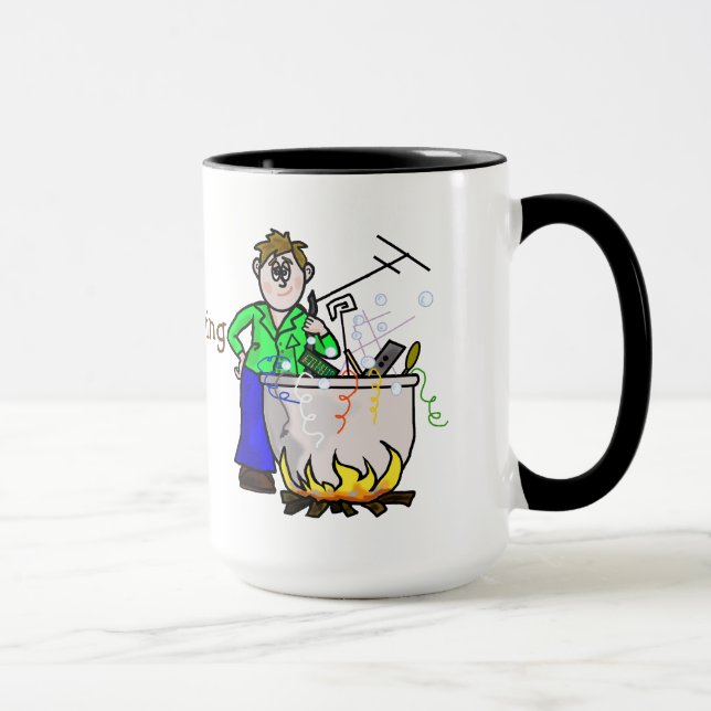 Homebrew Ham Radio Operator Mug  Customise It! (Right)