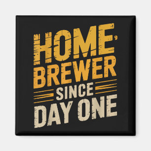 Homebrewer Since Day One Vintage Craft Beer Magnet