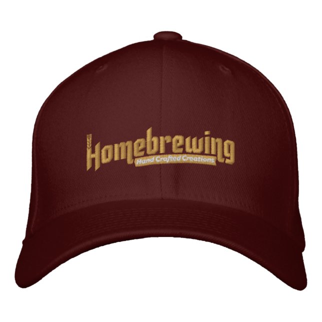 Homebrewing Fitted Hat (Front)