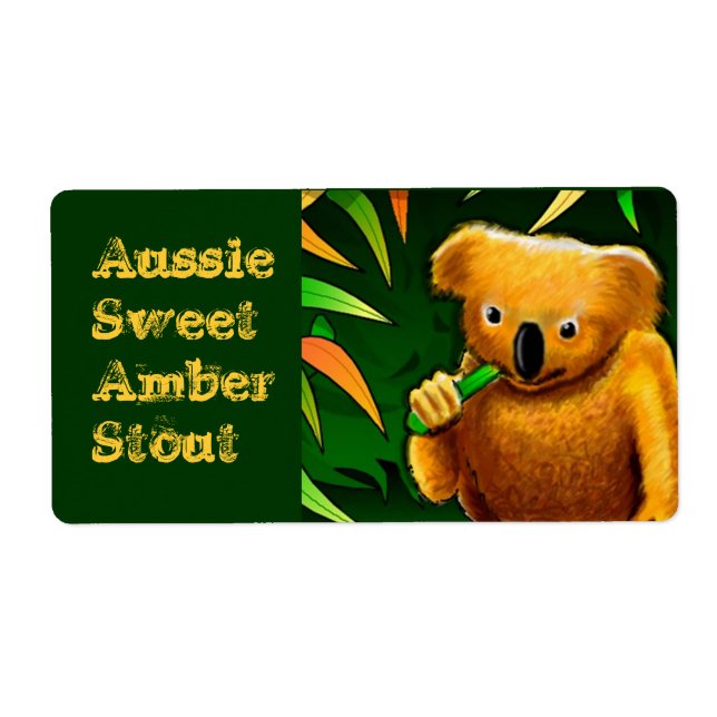 Homebrewing Supplies Beer Brewing Labels Customise (Front)