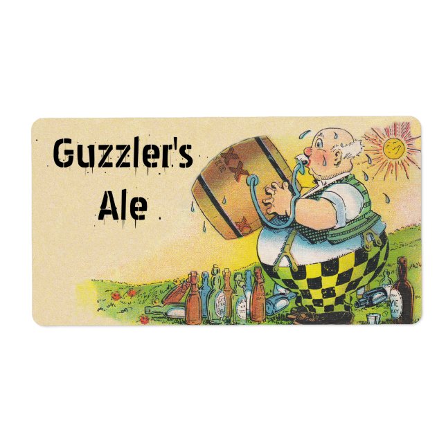Homebrewing Supplies Beer Brewing Labels Customise (Front)