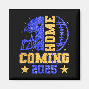 Homecoming 2025 Hoco Football Mama Girl Blue Gold  Magnet