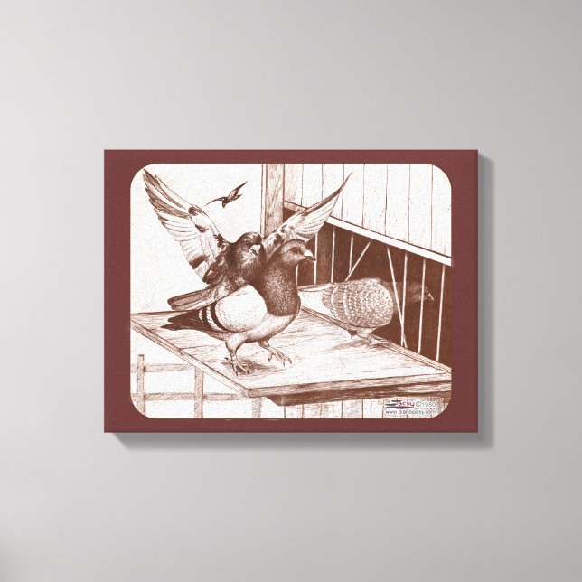 Homecoming Homers Canvas Print (Front)