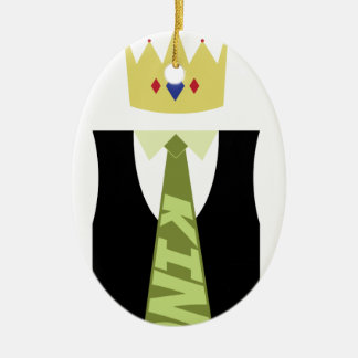 Homecoming King Tie Ceramic Tree Decoration