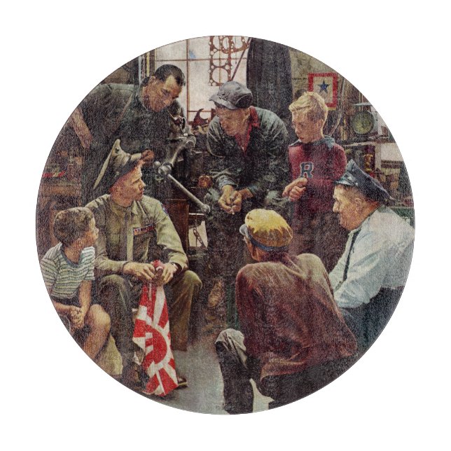 Homecoming Marine Cutting Board (Front)