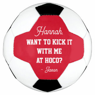 Homecoming Proposal Promposal Kick It With Me Hoco Soccer Ball
