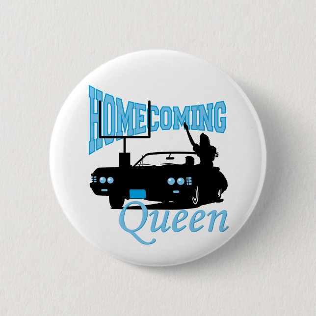 Homecoming Queen 6 Cm Round Badge (Front)