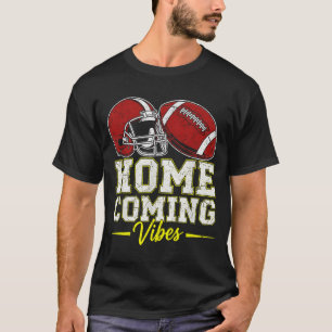 Homecoming Vibes For Teens Football Game Outfits D T-Shirt