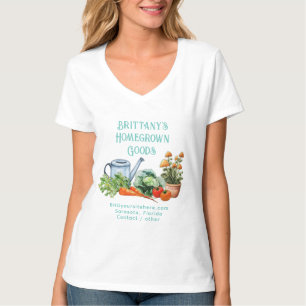 Homegrown Garden Business Advertising T-Shirt