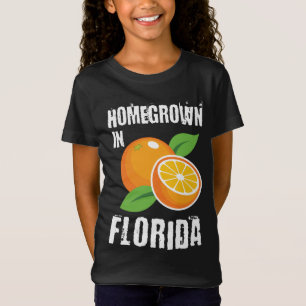 Homegrown in Florida Orange Fruit T-Shirt