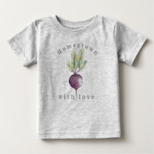 Homegrown with love Beet Organic Veggie Baby T-Shirt
