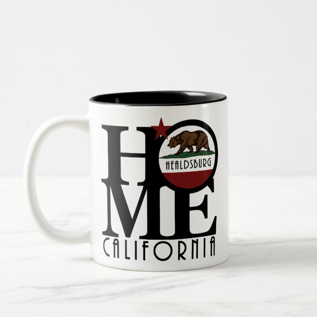 HOMEHealdsburg California 11oz Two-Tone Coffee Mug (Left)