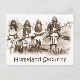Homeland Security Apache Postcard