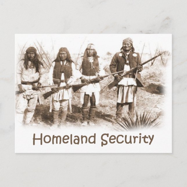 Homeland Security Apache Postcard (Front)