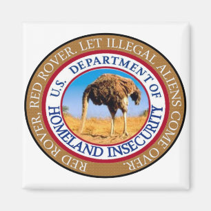 Homeland security magnet. magnet
