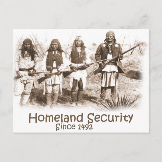 Homeland Security Postcard (Front)