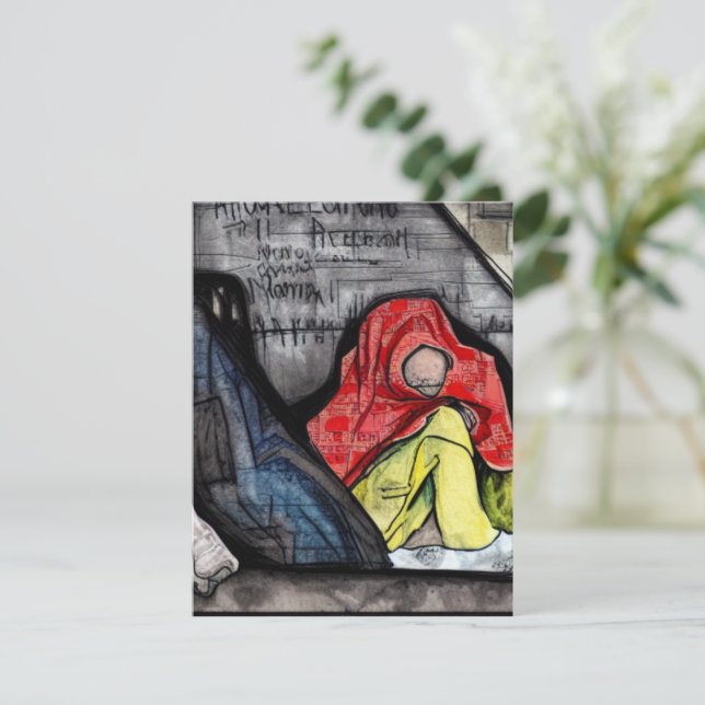 Homeless Card (Standing Front)
