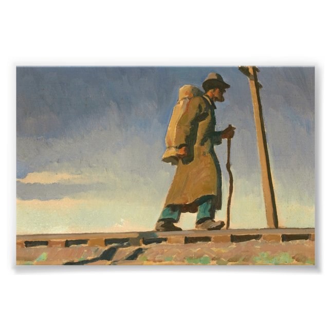 Homeless Man by Maynard Dixon Photo Print (Front)