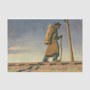 Homeless Man by Maynard Dixon Tissue Paper