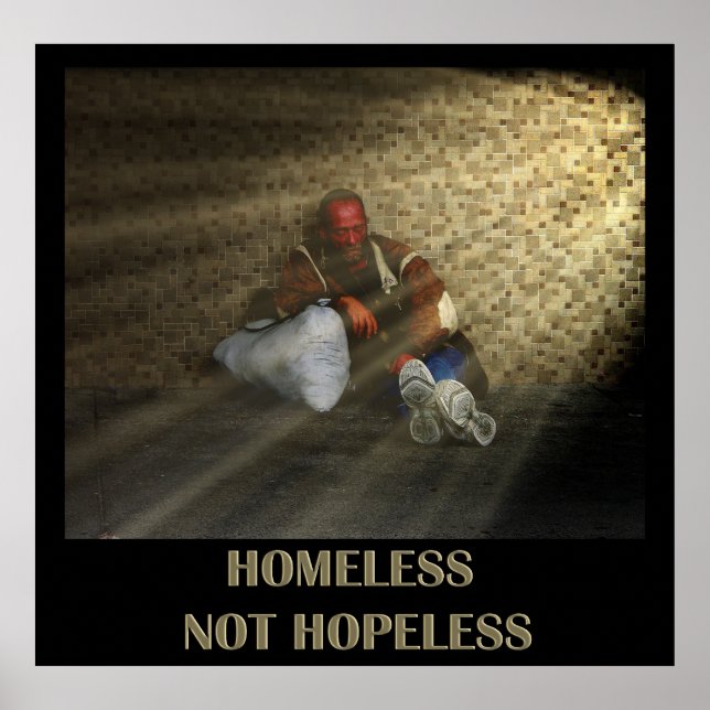 Homeless not hopeless poster (Front)