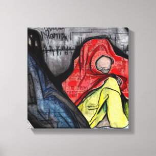 Homeless Person Canvas Print