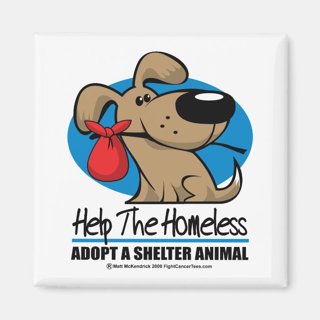 Homeless Pet Magnet (Front)