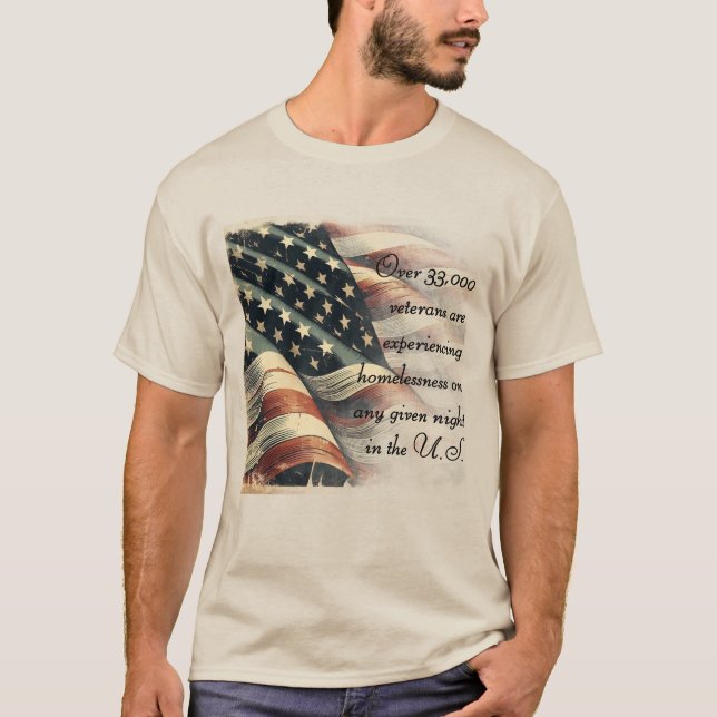 Homeless Veteran Awareness T-Shirt (Front)