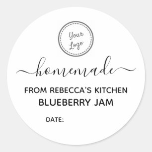 Homemade Add Your Logo   Jam Canning Label