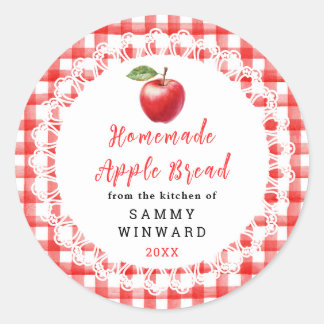 Homemade Apple Bread Label