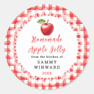 Homemade Apple Jelly Label
