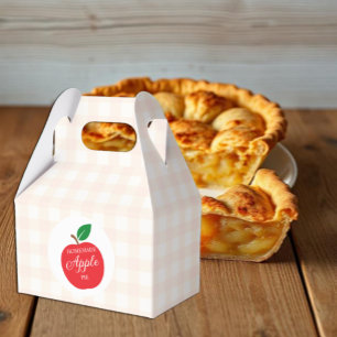 Homemade Apple Pie Baby Shower Favour Box