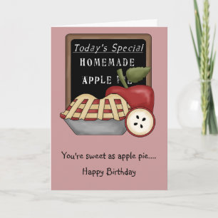 Homemade Apple Pie Card