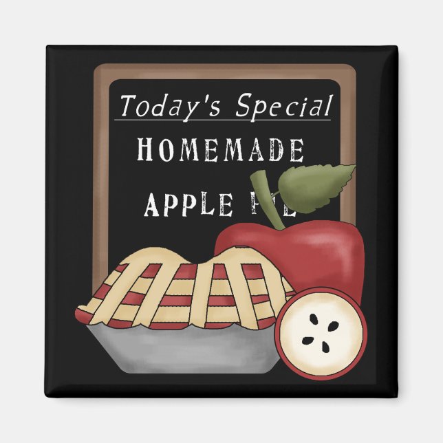 Homemade Apple Pie Magnet (Front)