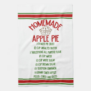 Homemade Apple Pie Tea Towel