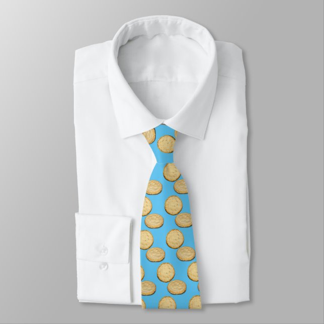 Homemade Apple Pies Pattern Tie (Tied)