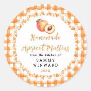 Homemade Apricot Muffin Label