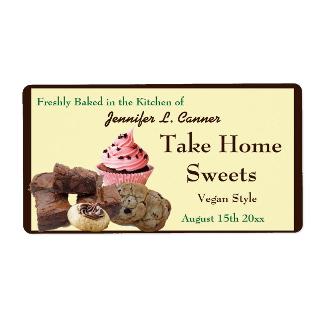 Homemade Baked Goods Assortment Packaging (Front)