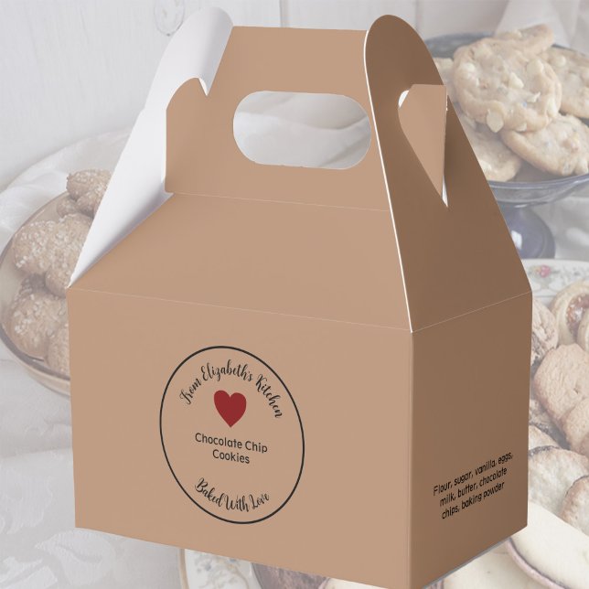 Homemade Baked Goods Ingredients Kraft Paper Brown Favour Box (Creator Uploaded)