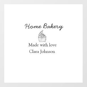 Homemade bakery add your text name custom