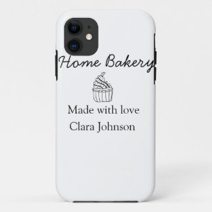 Homemade bakery add your text name custom Case-Mate iPhone case