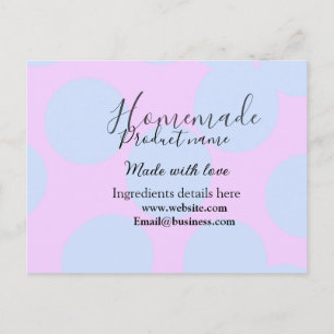 Homemade bakery made with love add text website postcard