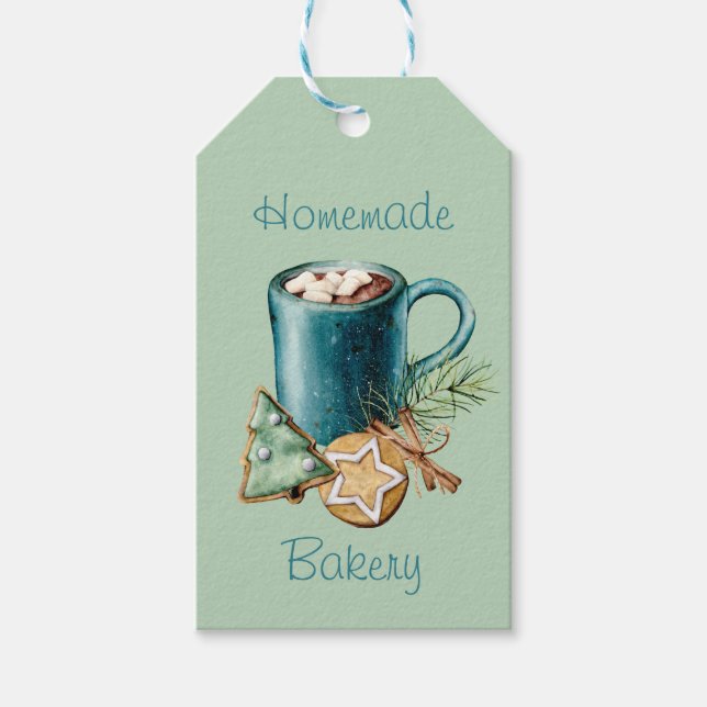 Homemade Bakery Vintage Gift Tag (Front)