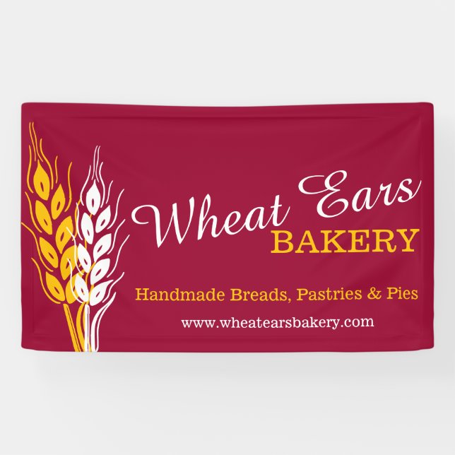 Homemade baking business signage banner (Horizontal)