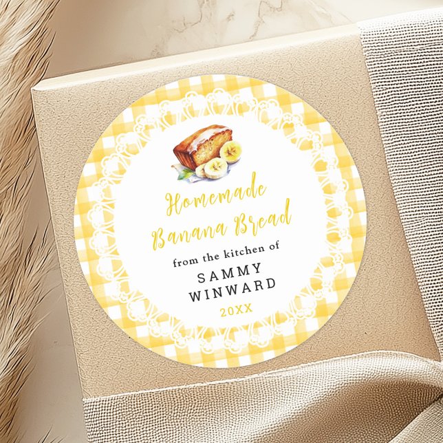 Homemade Banana Bread Food Label (Creator Uploaded)