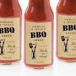 Homemade BBQ Sauce Favour Sticker<br><div class="desc">Homemade BBQ Sauce Favour Sticker - Personalise a BBQ Sauce Label for favours for your engagement party,  shower,  rehearsal dinner,  or wedding.</div>